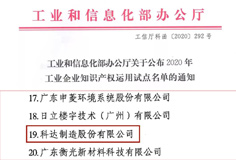 榮譽(yù)  科達(dá)制造榮列2020年工業(yè)企業(yè)知識產(chǎn)權(quán)運(yùn)用試點(diǎn)名單